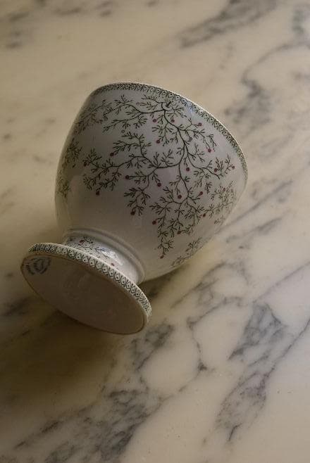 逸品1841年　クレイユエモントロー窯　ヤドリギの器　美品ボウル　アンティーク