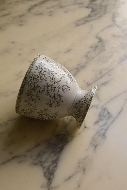 逸品1841年　クレイユエモントロー窯　ヤドリギの器　美品ボウル　アンティーク