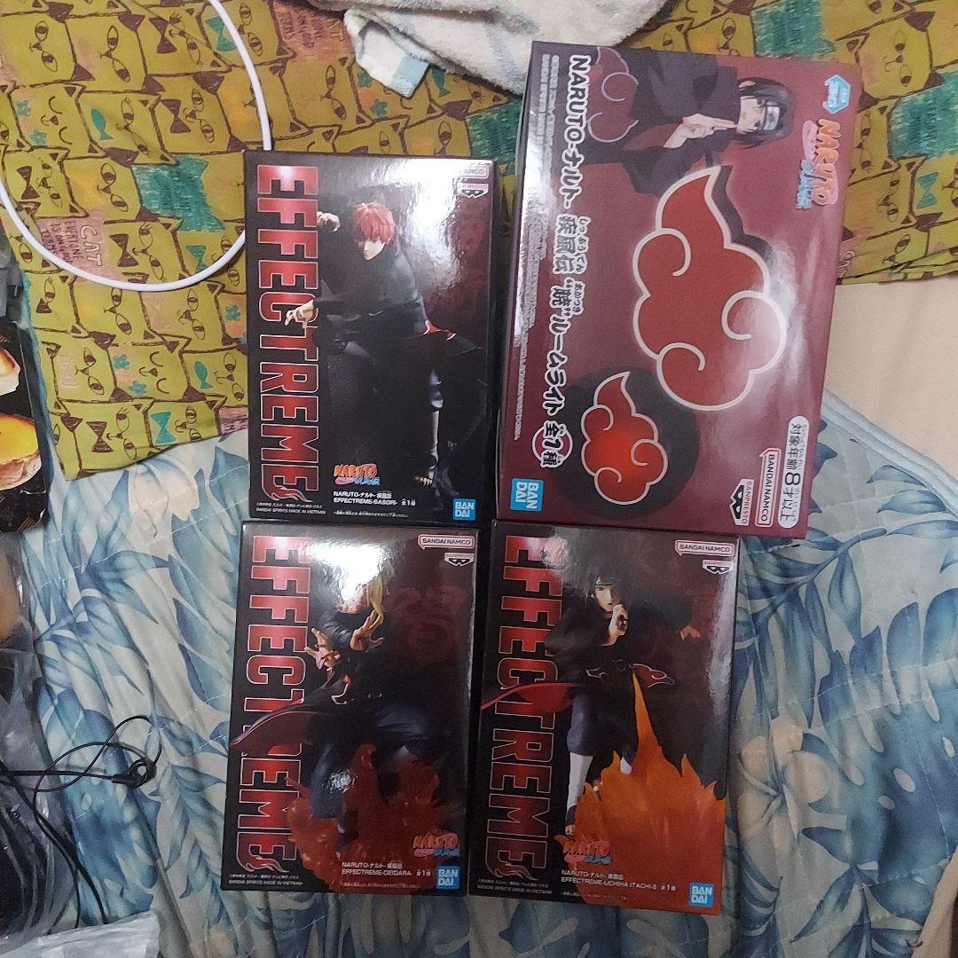 NARUTO　ナルト　フィギュア　サソリ　デイダラ　イタチ　暁ルームライト