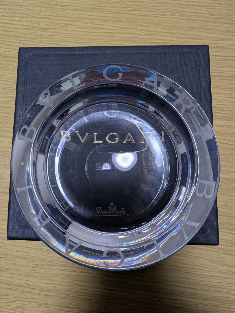 ブルガリ ローゼンタール 灰皿 アッシュトレイ 小物入れ インテリア クリア