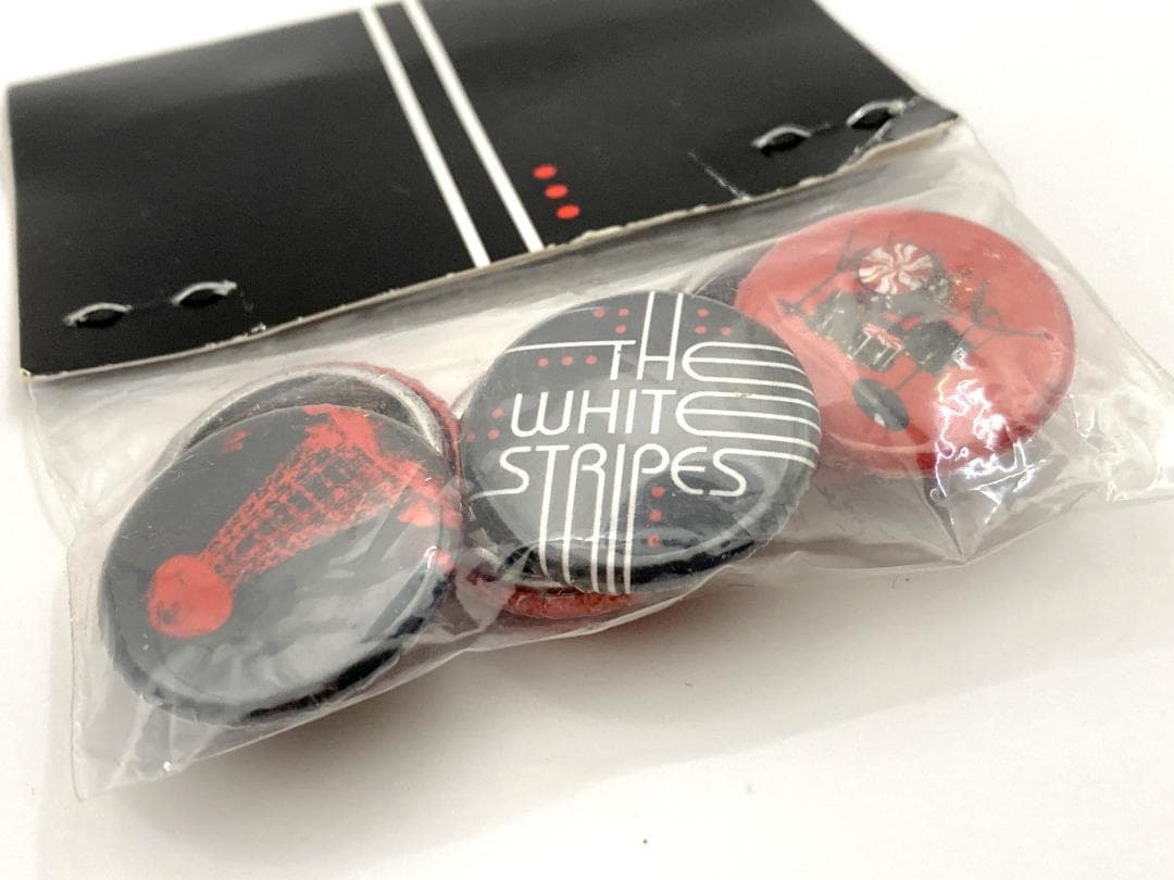 未開封 THE WHITE STRIPES 缶バッジ 6個セット ツアーグッズ