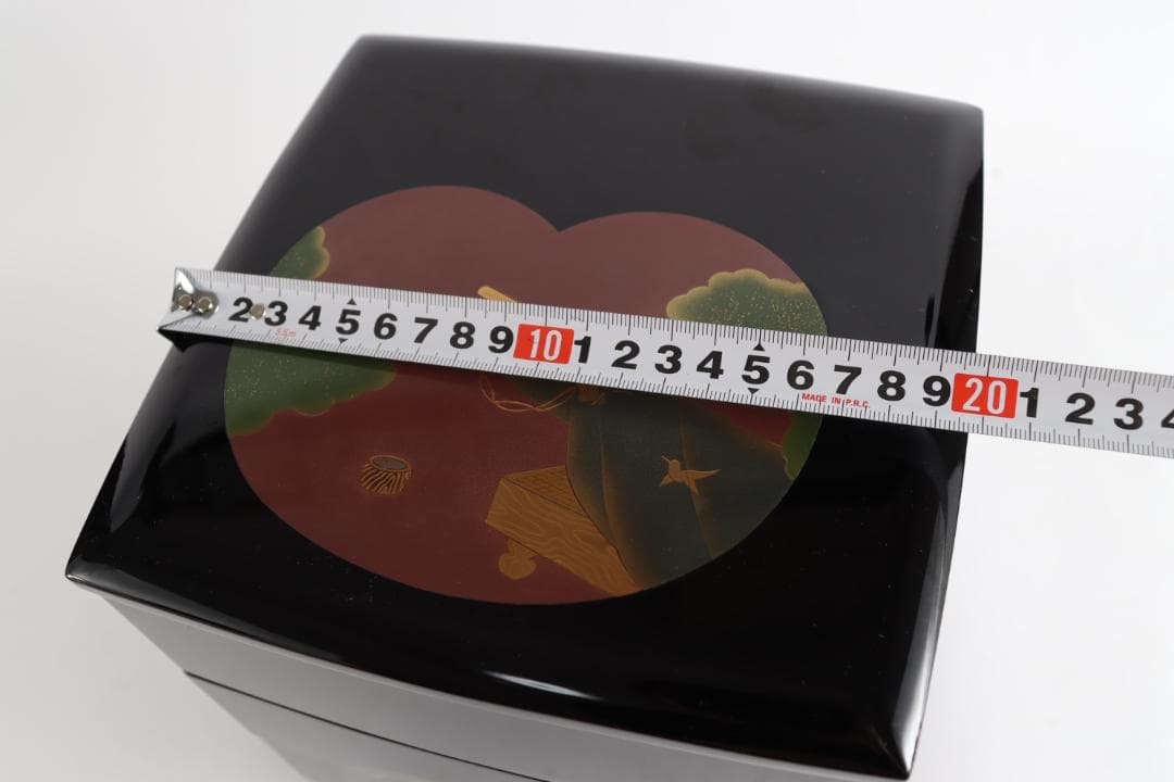 輪島塗 重箱 浪漫 蒔絵 御重 蓋二枚 茶道具