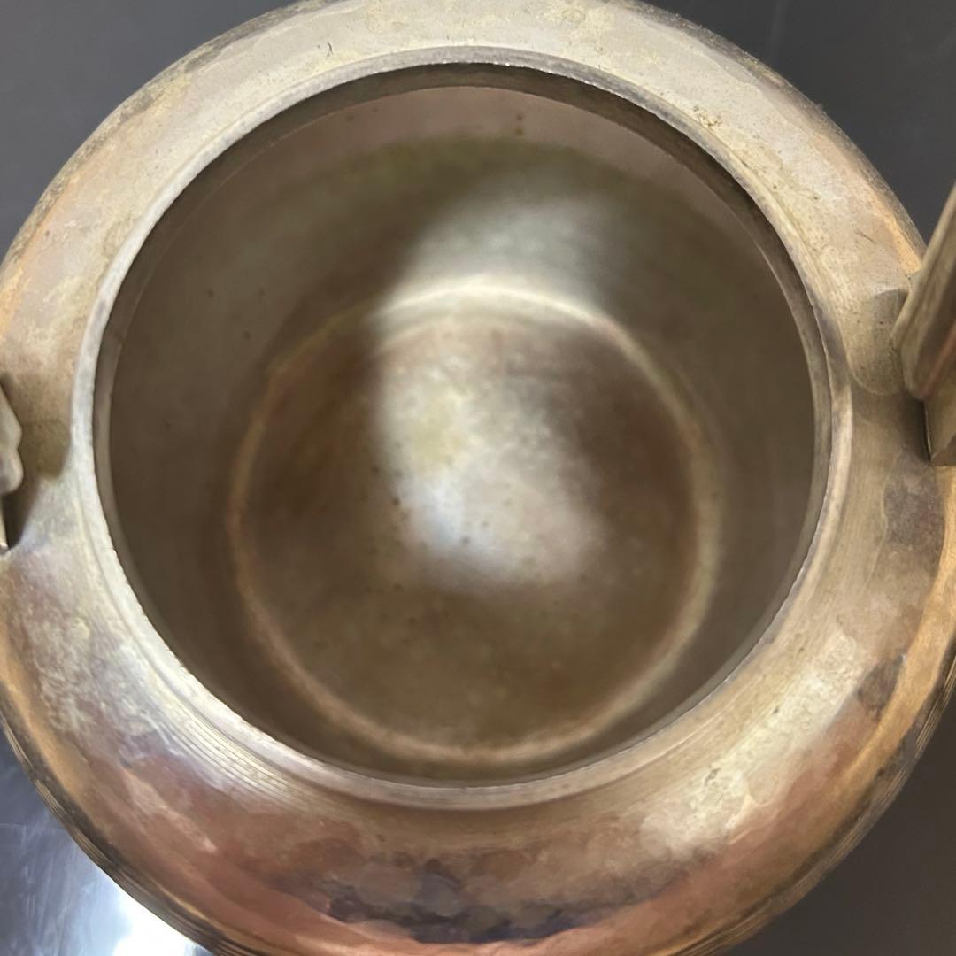 銀瓶（銀色仕上）　茶道具懐石茶箱鵬雲斎坐忘斎淡々斎即中斎七事式水屋棗茶碗水指茶杓