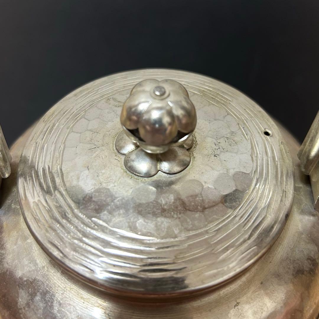 銀瓶（銀色仕上）　茶道具懐石茶箱鵬雲斎坐忘斎淡々斎即中斎七事式水屋棗茶碗水指茶杓