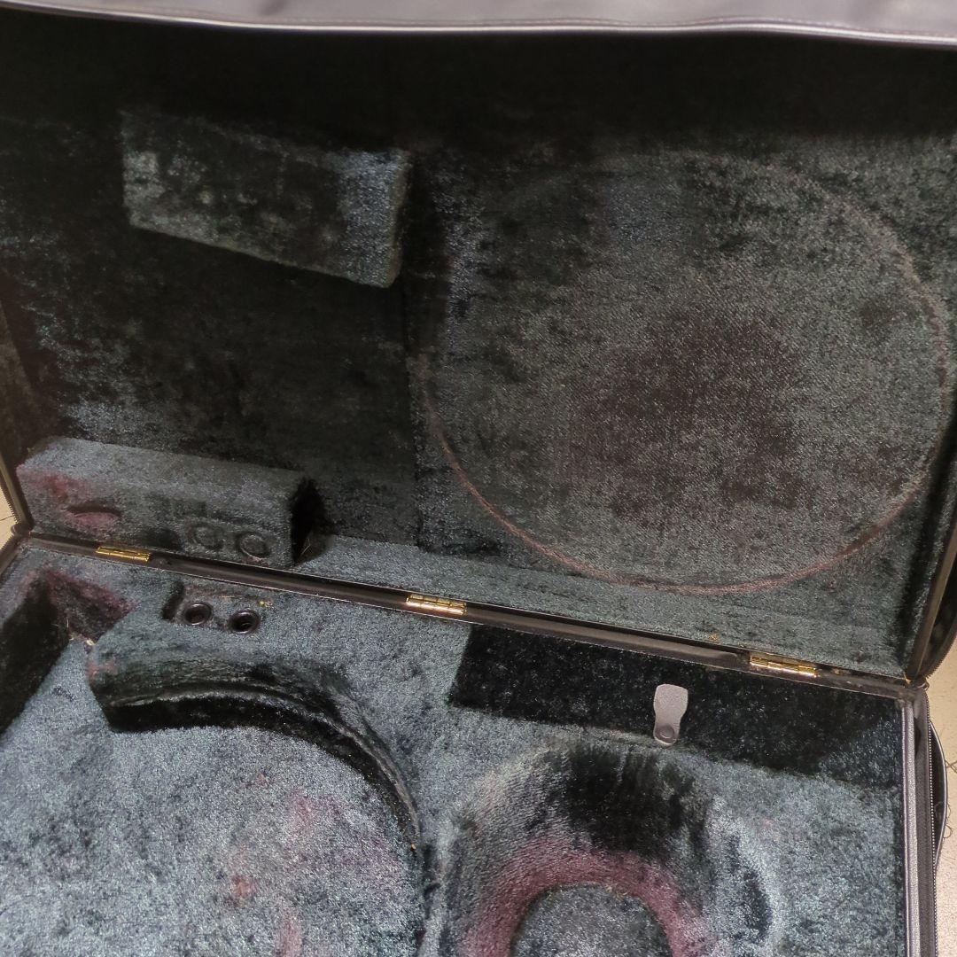 フレンチホルンケース 黒 合成皮革