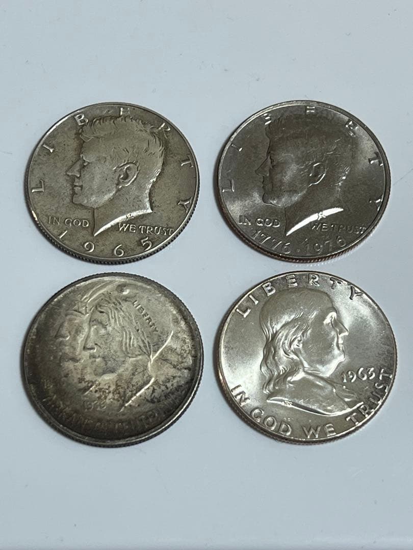 1938年・1963年・1965年 1976年ハーフダラーセット