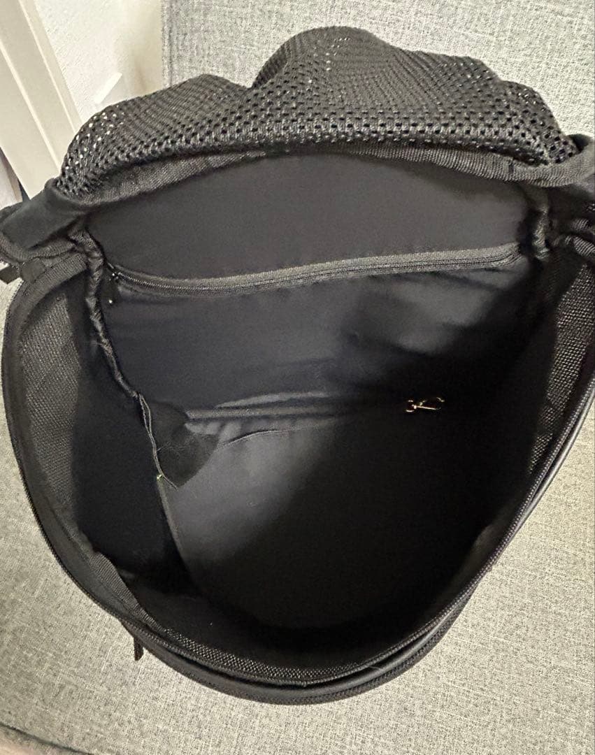 monchéri モンシェリ 犬 ペット リュック キャリーバッグ M ブラック