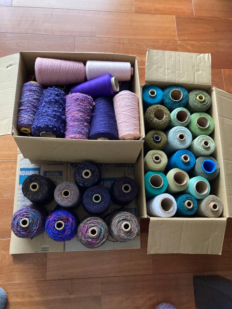 糸出品　さをり織り糸　多数