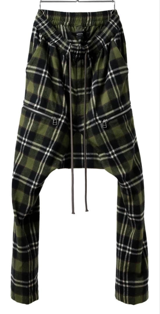 ARTEFACT サルエルパンツ チェック柄　2サイズ