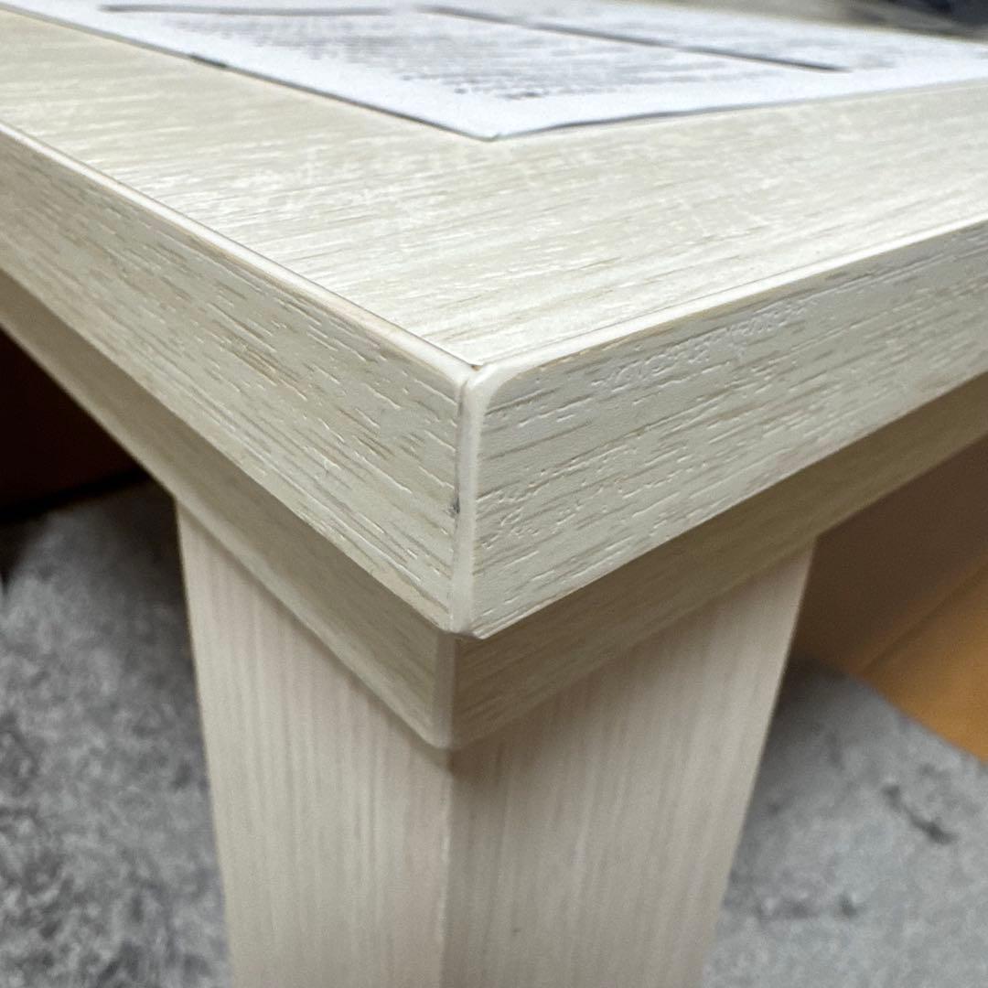 つ*さ様 ニトリ／リビングこたつ(ステインG 8060WW) 白 ローデスク