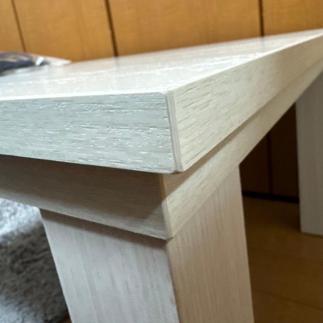 つ*さ様 ニトリ／リビングこたつ(ステインG 8060WW) 白 ローデスク