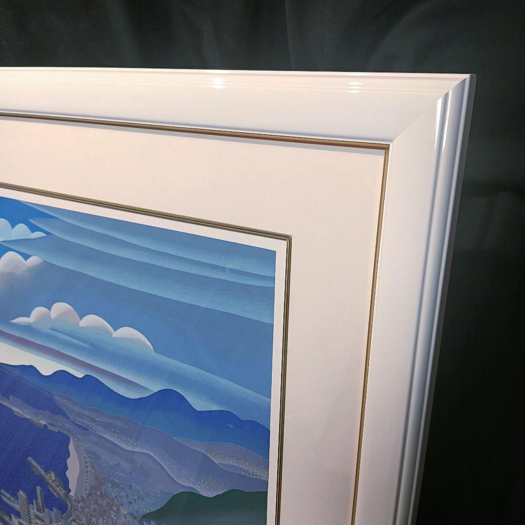 ☆人気の神戸シリーズ　トーマス・マックナイト　明石海峡大橋を望む　神戸の風景