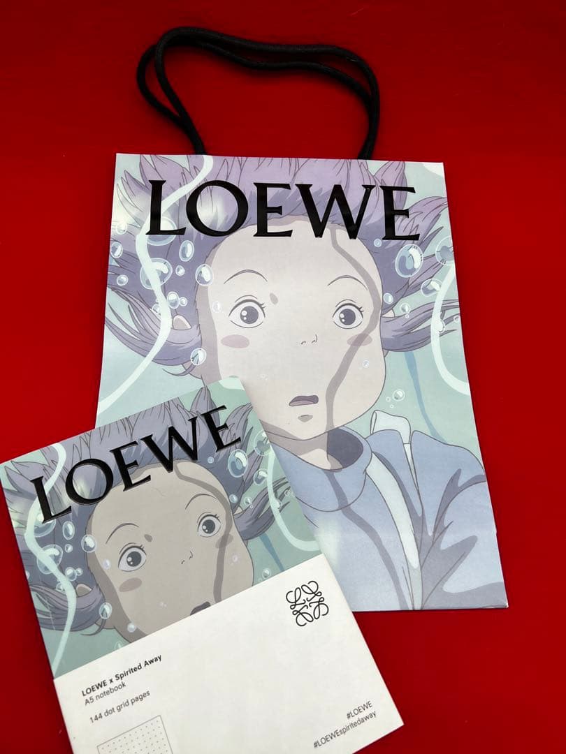 LOEWE ❣️千と千尋の神隠し 　　　　　　ショッパー＆ノートセット