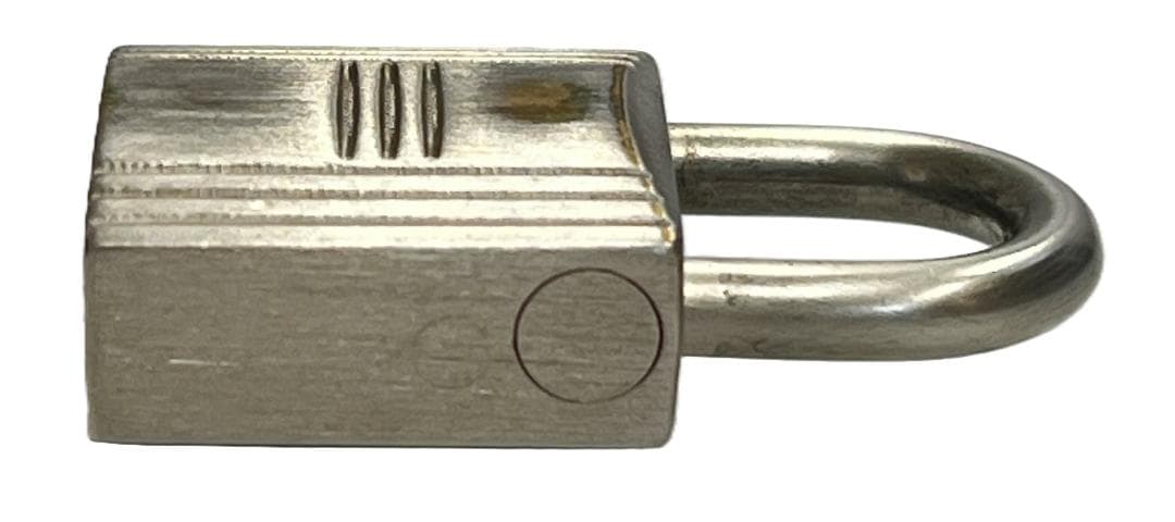 エルメス カデナ＆キー パドロック No.121 シルバー 中古品(96085)