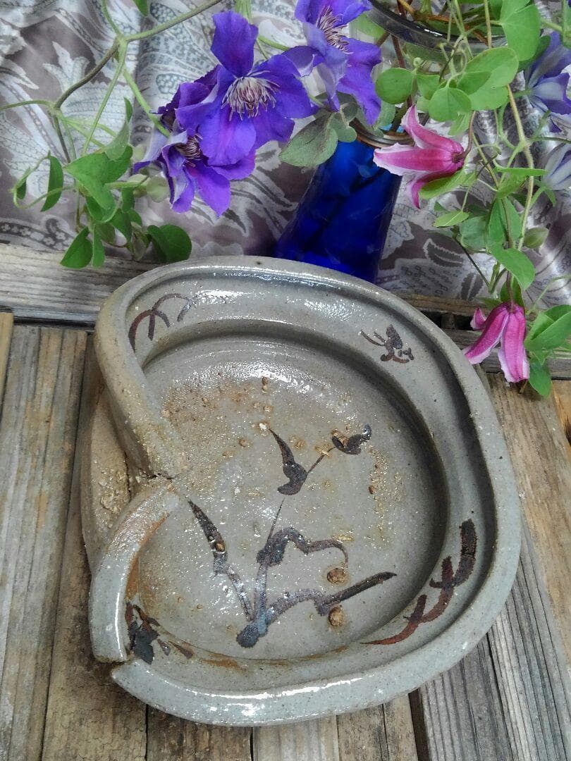 ♥骨董品 　唐津焼　 鉢 　大きく割れています　骨董　古玩