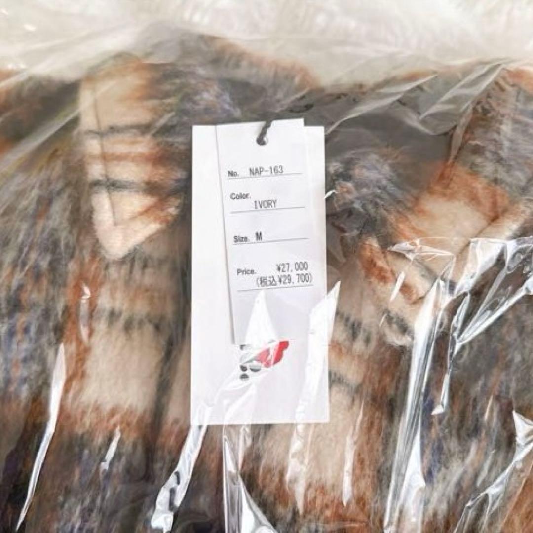 naptime　2025FW　チェックジャケット　アイボリー　nissy