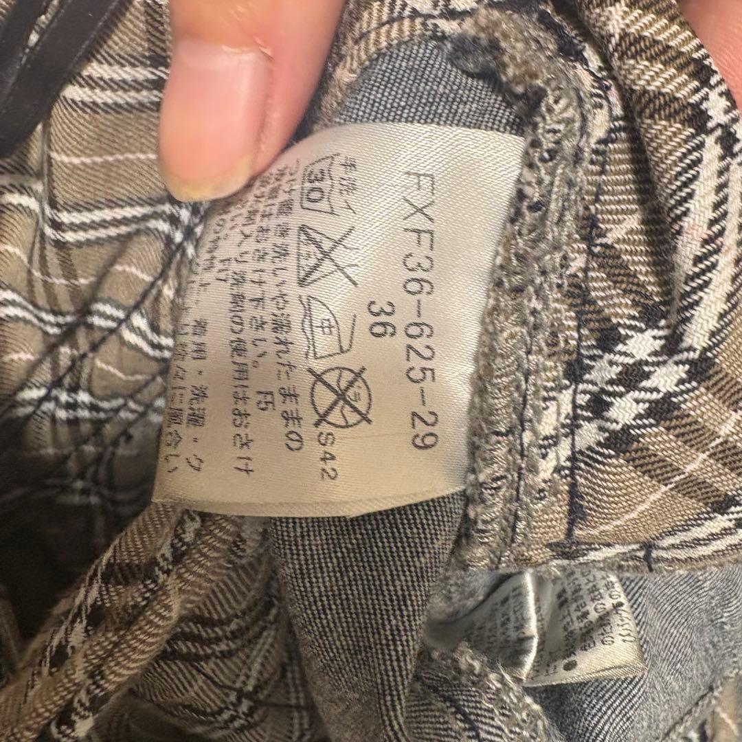 BURBERRY BLUE LABEL デニム スカパン キュロット Y2K