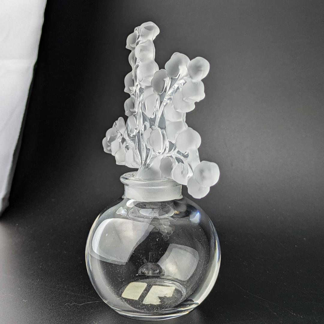 た*ん様 萌えるすずらん★ラリック 香水瓶 クレールフォンテーヌ 12cm 美品