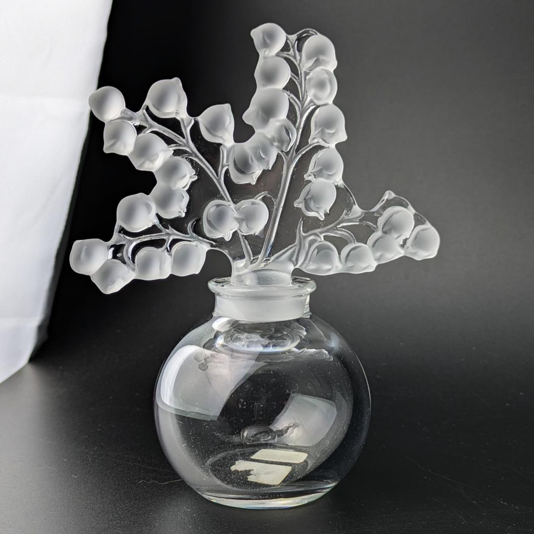 た*ん様 萌えるすずらん★ラリック 香水瓶 クレールフォンテーヌ 12cm 美品