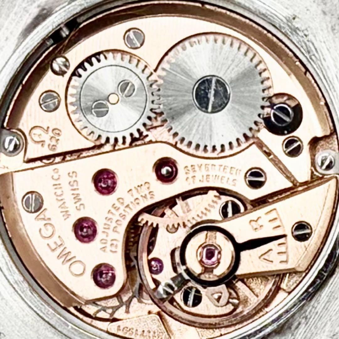 【OH／美品】オメガ デ・ヴィル 手巻き 111.077 二針ドレスウォッチ