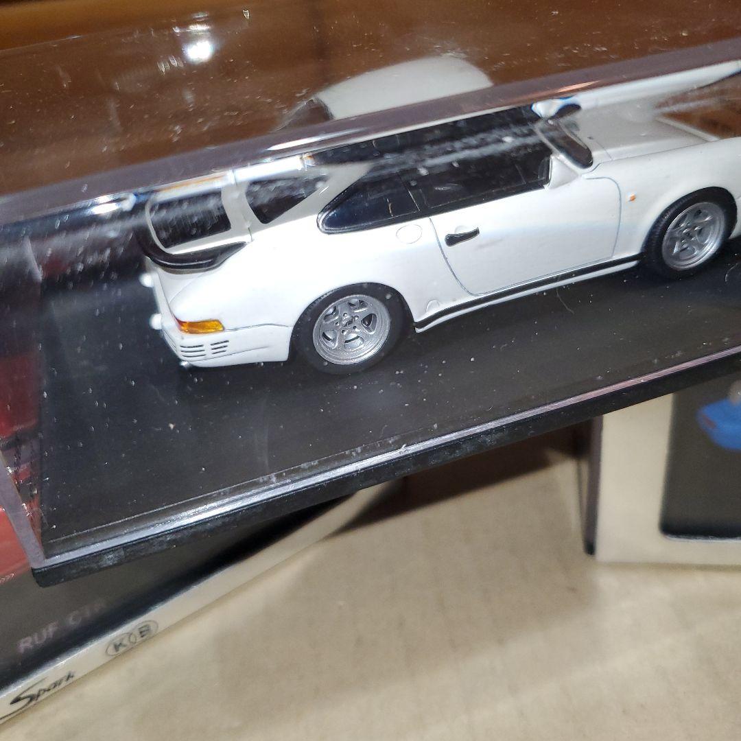 RUF CTR ミニカー 3台セット 赤 青 白、国際貿易限定品
