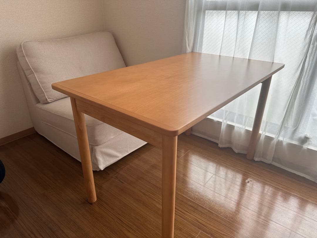 MUJI 木製テーブル 120x70cm