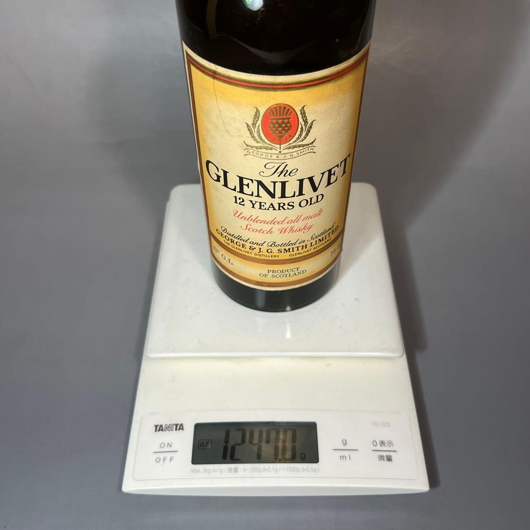 y*8様 未開栓 古酒 グレンリベット GLENLIVET 12年 スコッチウィ