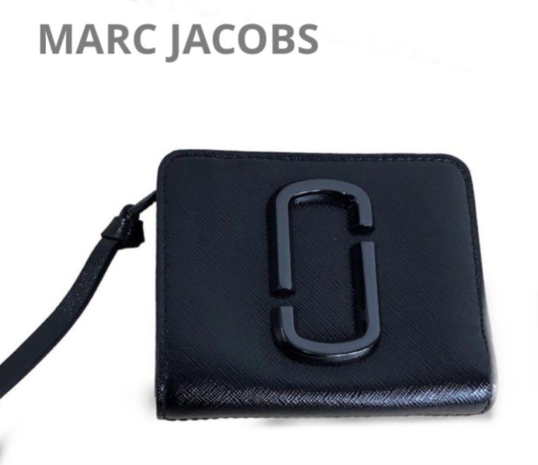 C5122　MARC JACOBS ブラック 二つ折り財布