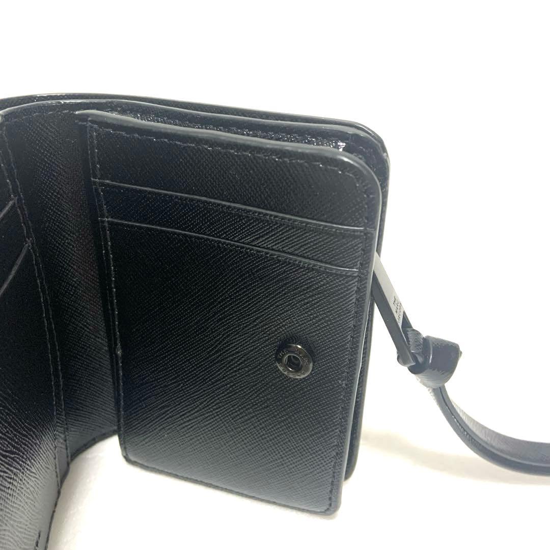 C5122　MARC JACOBS ブラック 二つ折り財布