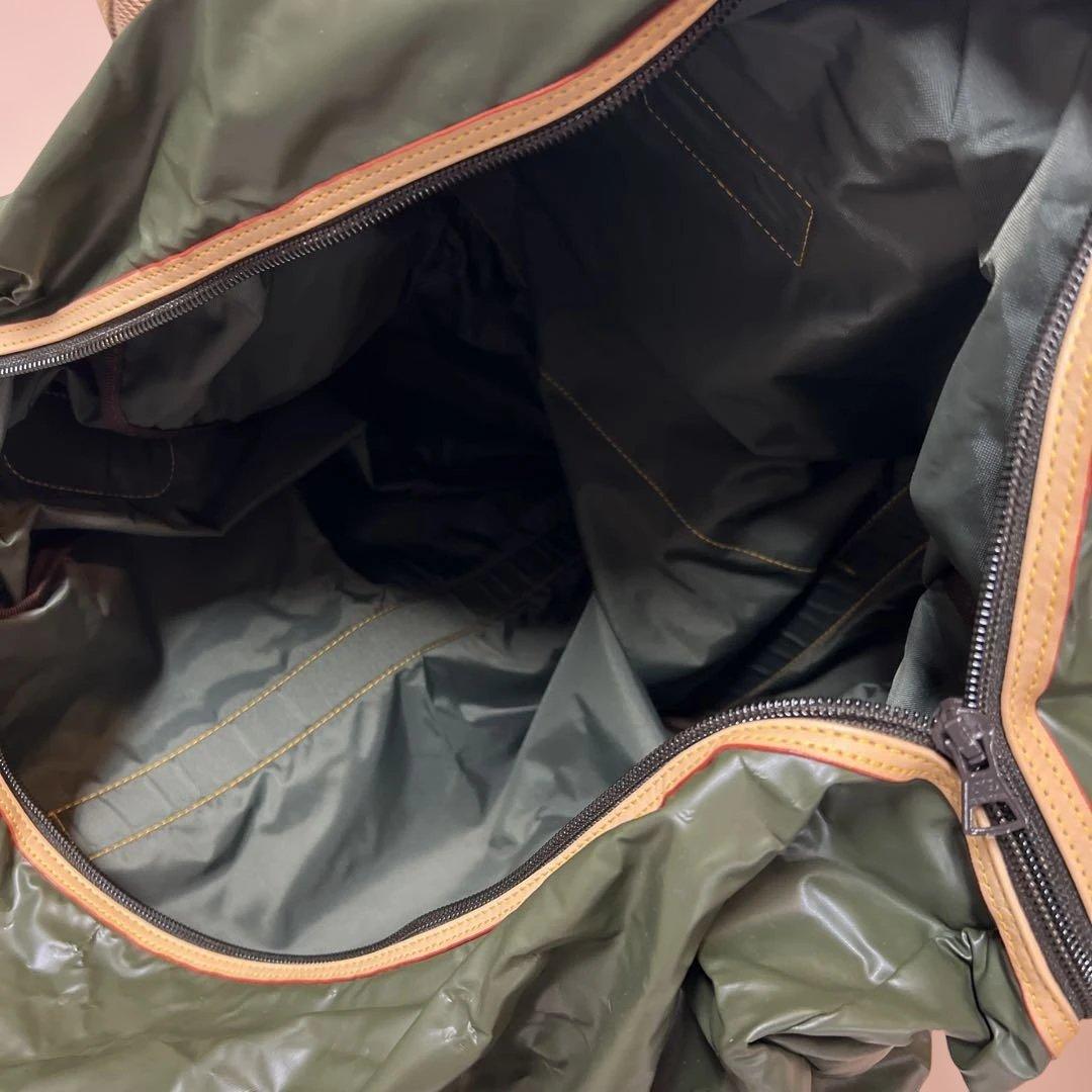 HUNTING WORLD ボストンバッグ バチュークロス モスグリーン 大容量