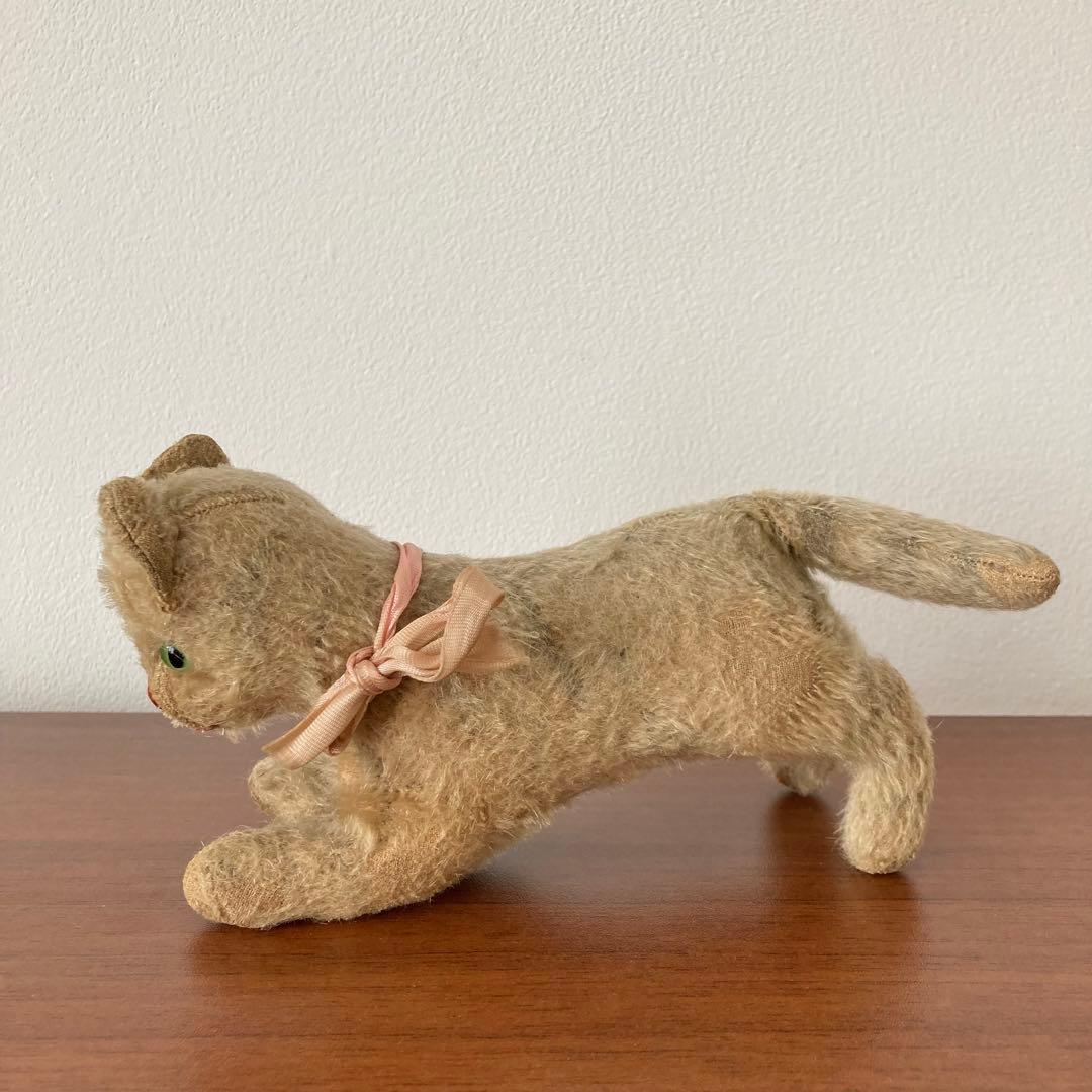 希少　子猫　ぬいぐるみ　ドイツ　ヴィンテージ　アンティーク