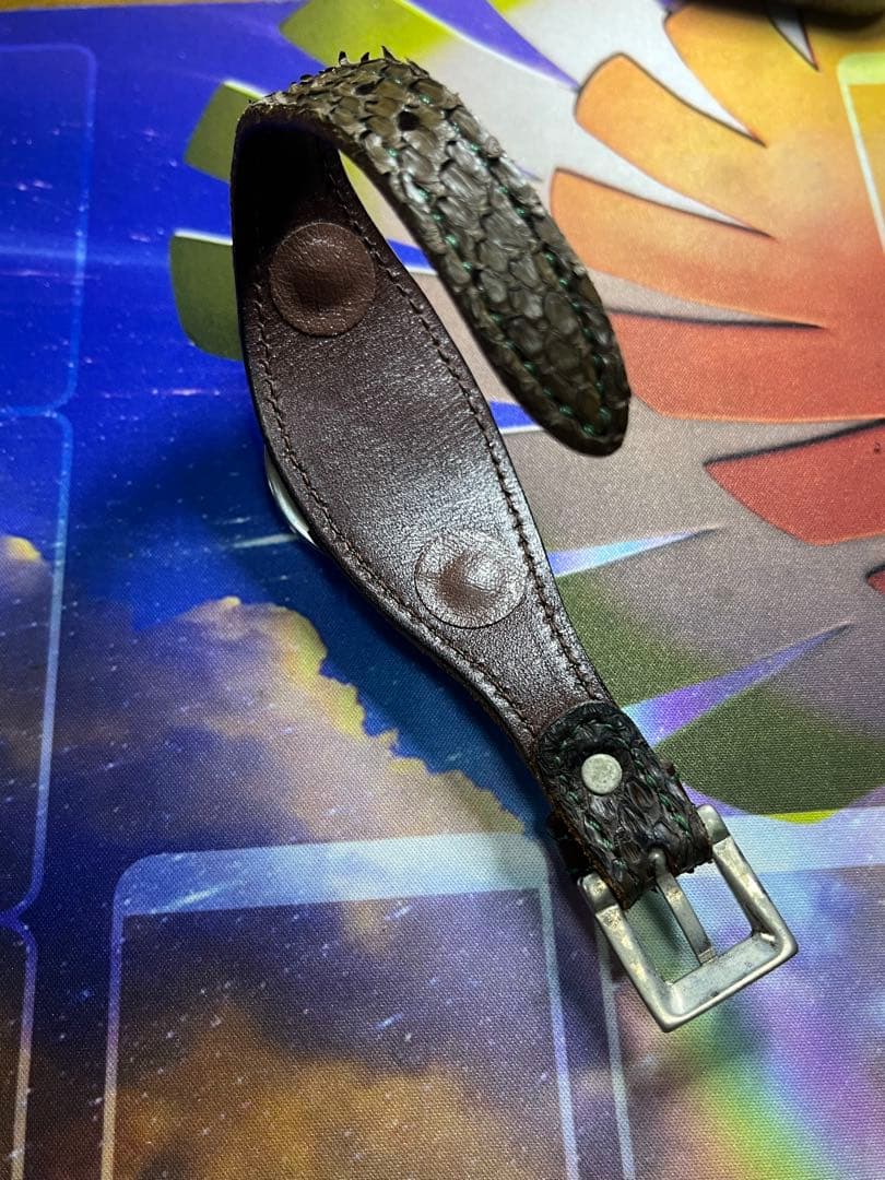 ALZUNI アルズニ　ターコイズ　カスタム　カフウォッチ