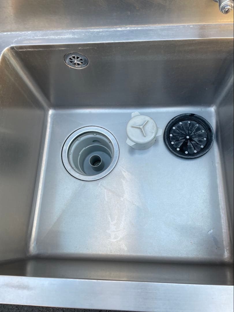 業務用 2槽シンク 混合水栓付き 幅1200×奥600×高さ850+150 大阪