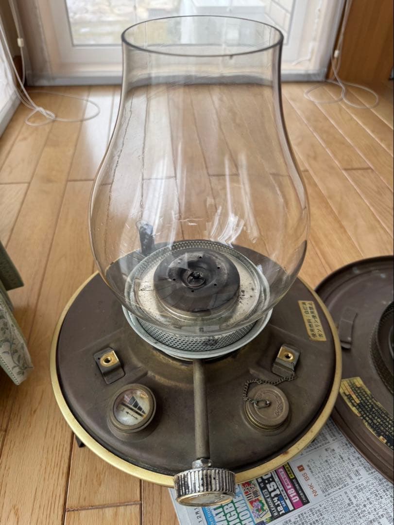 日本船燈 石油ストーブ　ゴールドフレーム ISー1