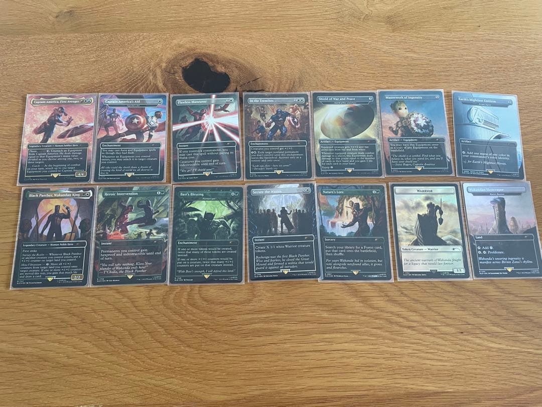 secret lair marvel キャプテン・アメリカ&ブラックパンサー