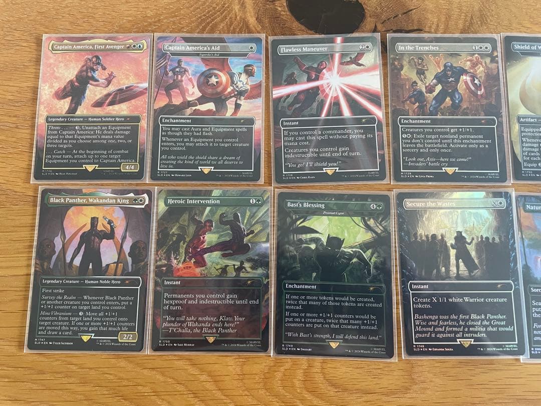 secret lair marvel キャプテン・アメリカ&ブラックパンサー