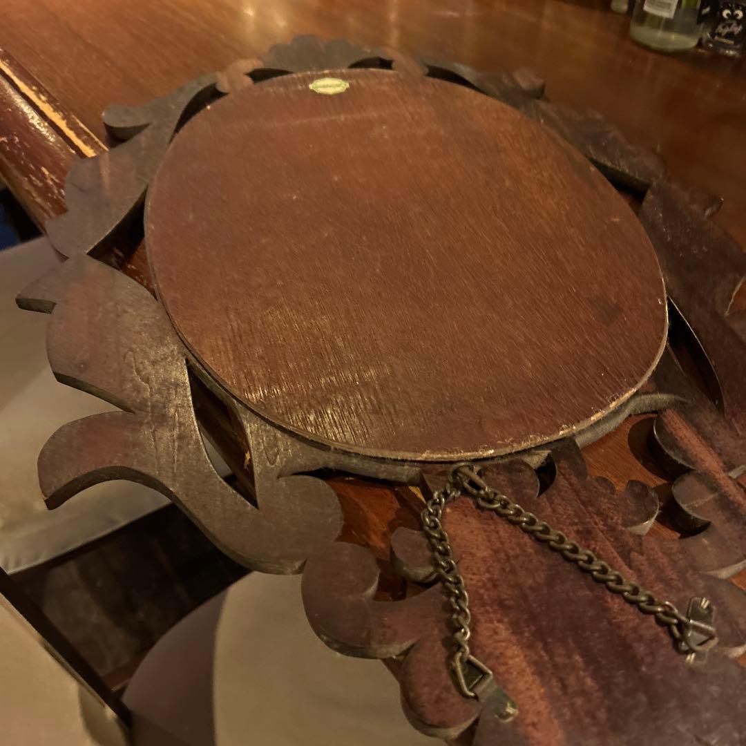 アンティーク　ミラー　鏡　インテリア　ビンテージ　英国製　バー　ガレージ