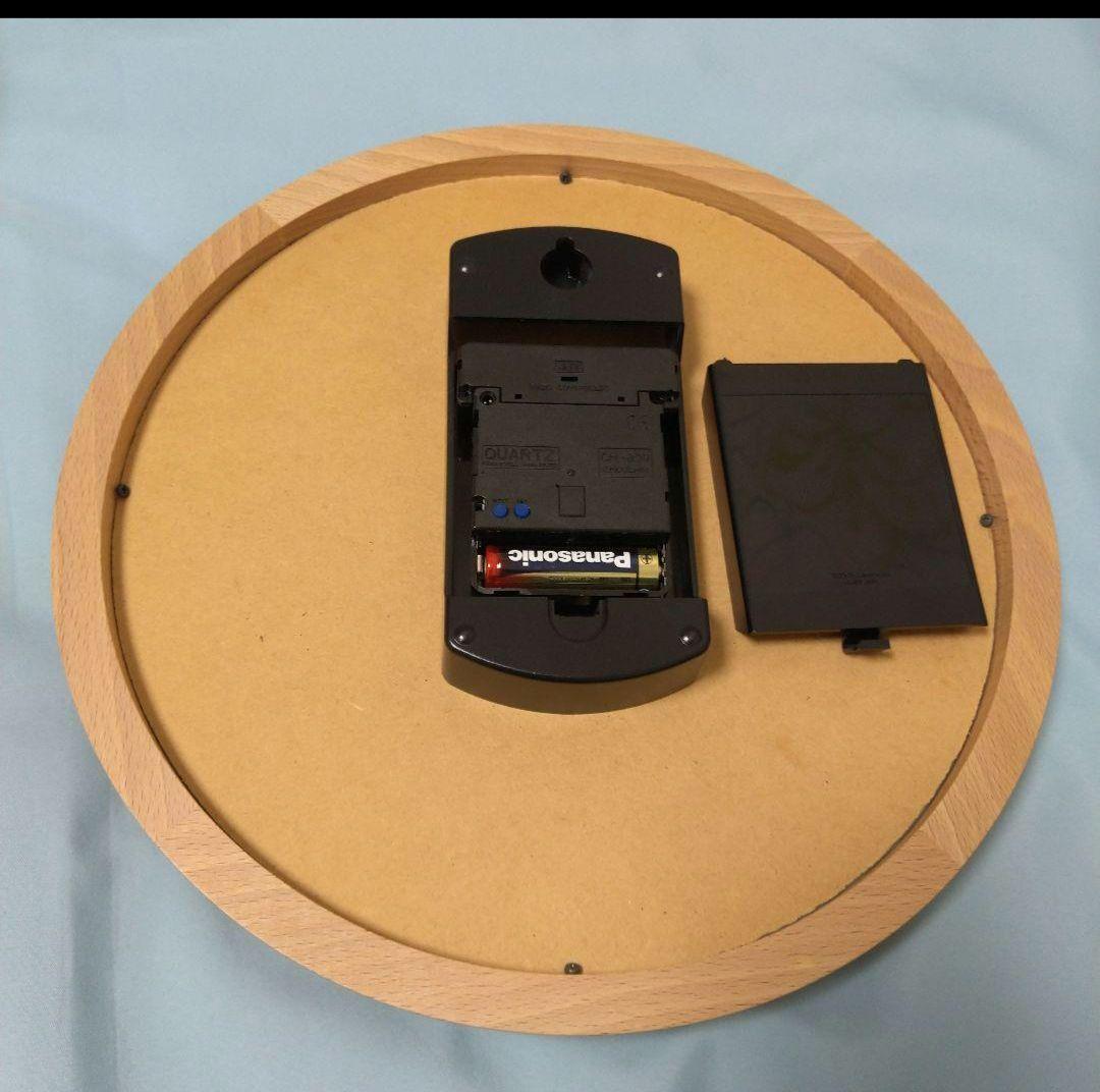 【超美品】レムノス　カンパーニュ　掛時計 　電波時計