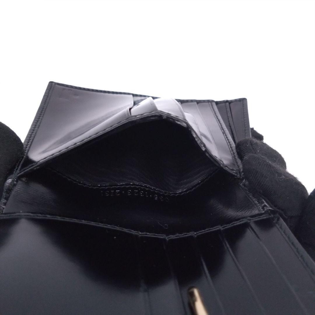 【美品】GUCCI 二つ折り財布 希少 金具 コンパクト 035・1323