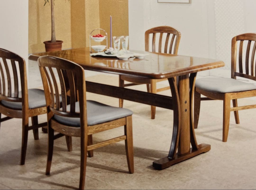 【激安新品】HIKARIダイニングテーブル(オパール)