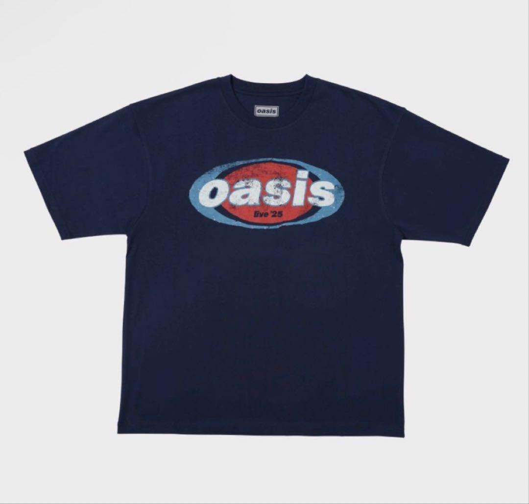 oasis オアシス live '25 Tシャツ Navy