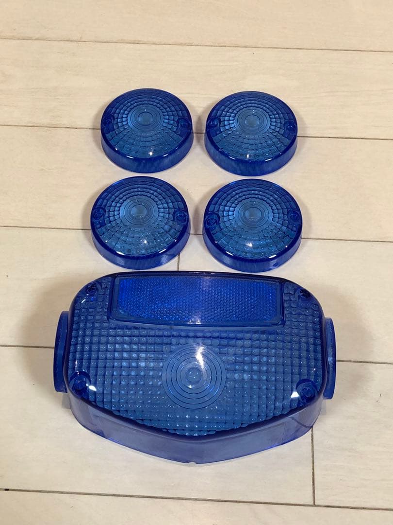 GS400 テールレンズ　ウインカー　セット　青色　クリア　スモーク　純正タイプ