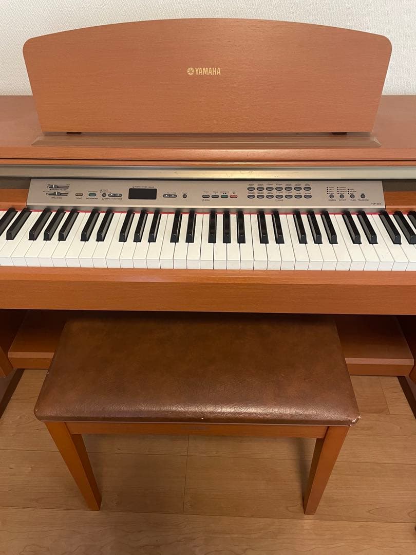 Yamaha 電子ピアノ ブラウン 椅子付き