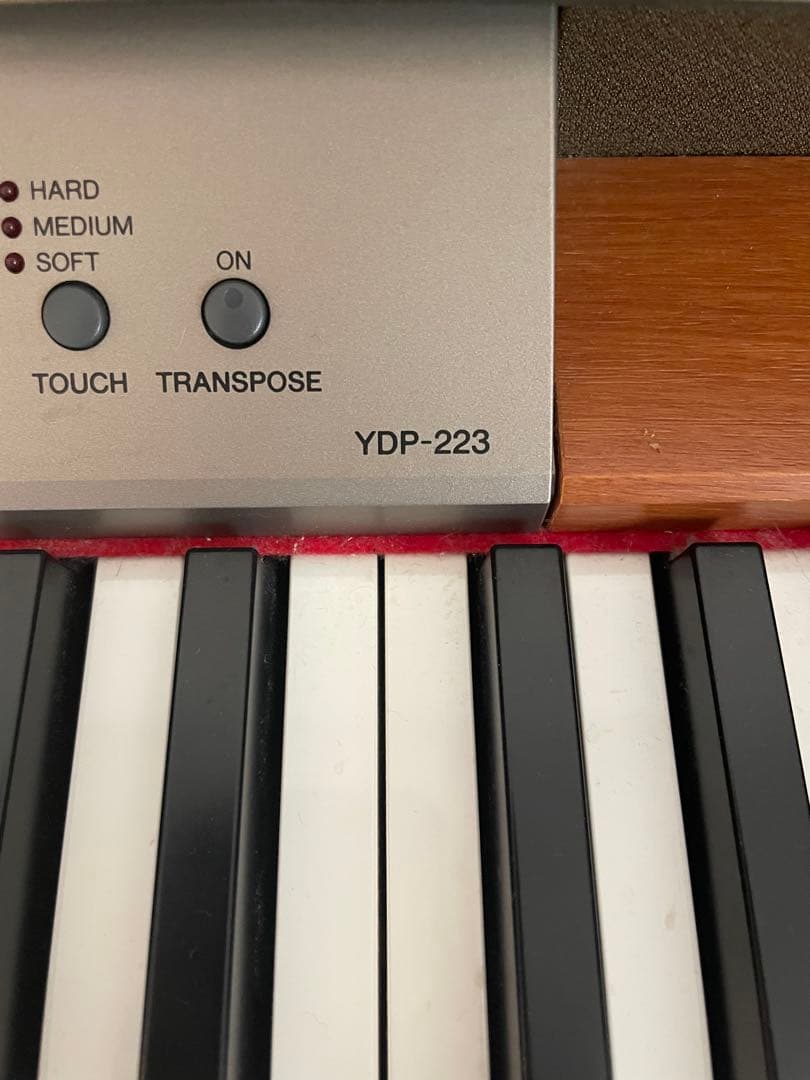 Yamaha 電子ピアノ ブラウン 椅子付き