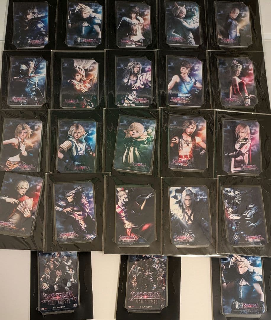 【未使用】『DISSIDIA FINAL FANTASY』 Edyカード 22種