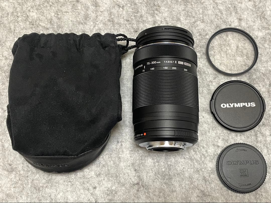 Olympus 75-300mm f/4.8-6.7 II ズームレンズ