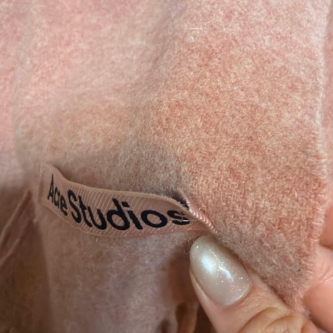 Acne Studios ピンク マフラー 200x45cm 正規品