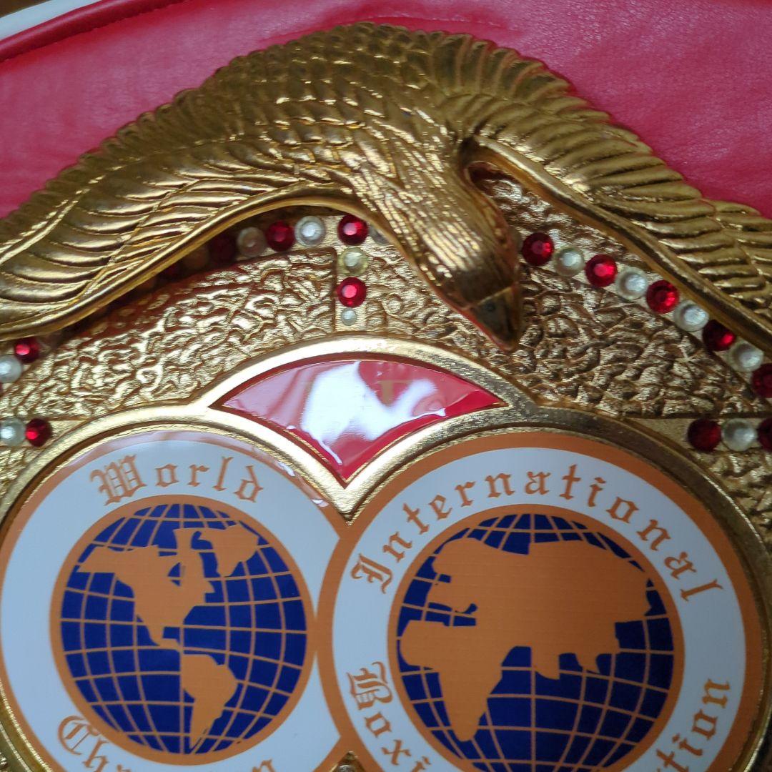 B*S様 高品質・IBF ボクシング世界チャンピオンベルト 赤・再出品！