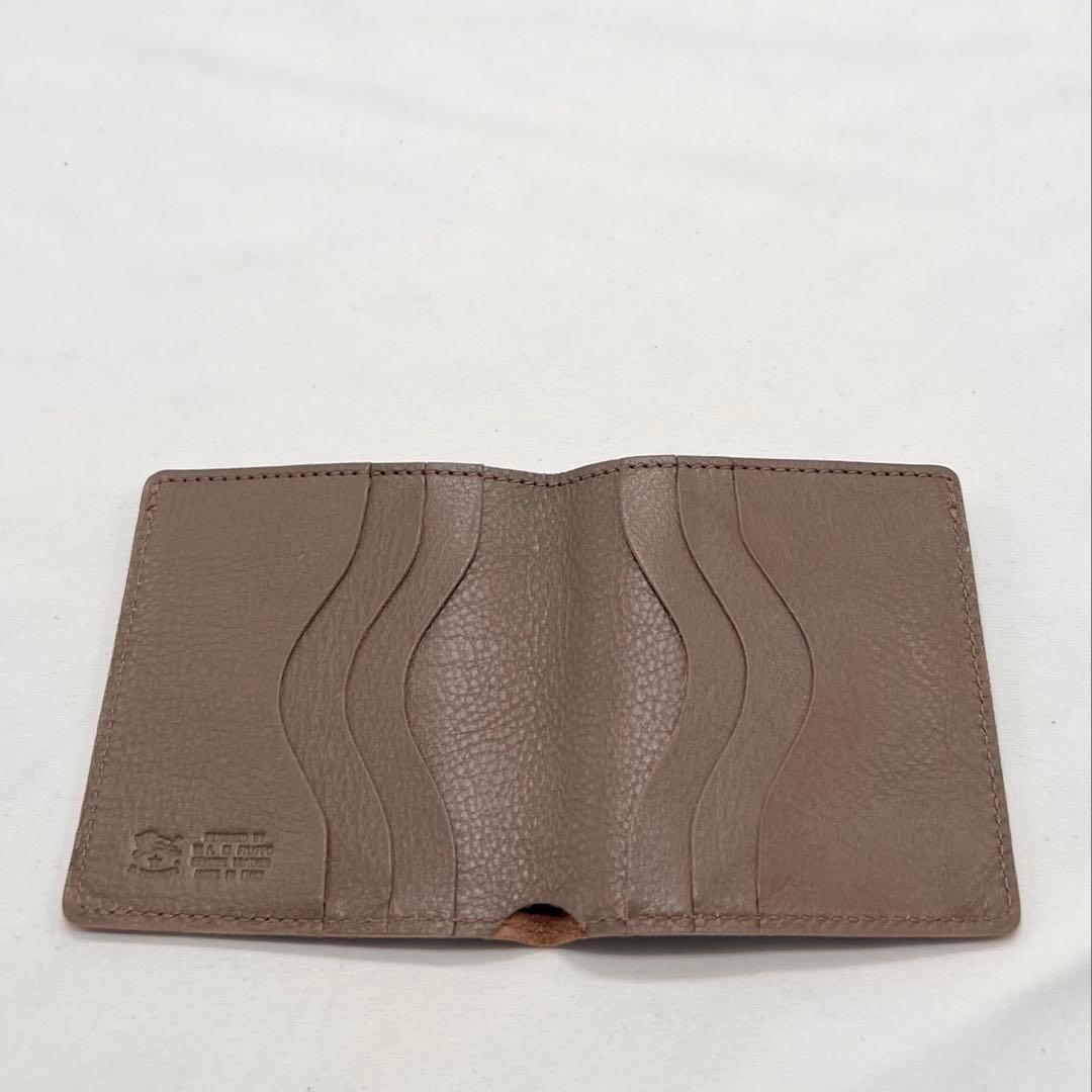 【新品未使用】イルビゾンテ ニつ折り財布 ☆☆トルトラ（グレーベージュ）☆☆