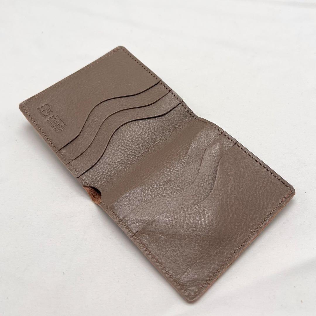 【新品未使用】イルビゾンテ ニつ折り財布 ☆☆トルトラ（グレーベージュ）☆☆